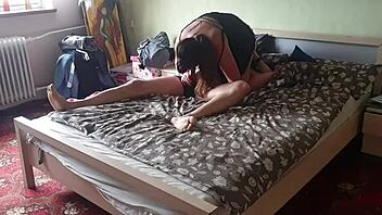 Brunette With Big Ass Sucks Cock Then Gets Bent Over For Doggy Sex Riding