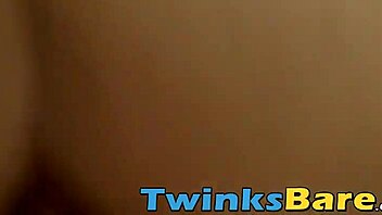 watch candy twinks kiss then bareback drill to cumshots?