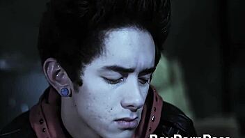 Monster cock vampire dominates twink with deepthroat and assfucking