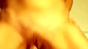 the girlfriend enjoys spending time with her partner in a homemade setting