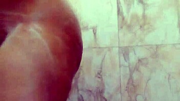 Indian girl in bathroom with homemade dirty talk in hindi