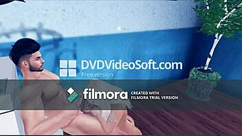 Naughty Lady Sucks Boss's Cock Hard