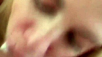 Hot amateur blonde milf babe sucking cock fun moment 😍