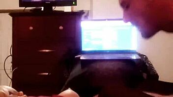 luvs2cumm69 giving his blonde sexdoll a good dicking with monster cock in lingerie