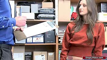 That thief in lingerie got bent over and fucked hard for stealing 😏