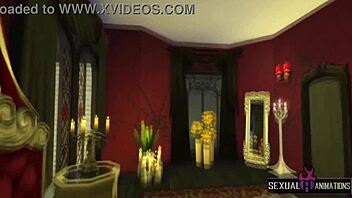 Get lost in the world of vampires and sex with this animated porn video