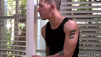 Trenton Ducati dominates with monster cock. He fucks deep and hard in intense gay action.