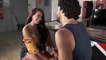 Thicc latina bartender Jolia fucks her favorite client at the bar 😏