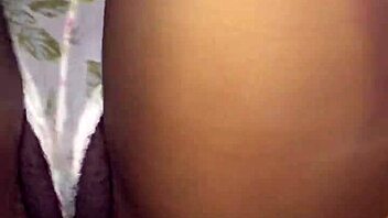 Close-up of a big ass and pussy lips in POV video