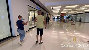 masculine threesome with the hot cassiana costa