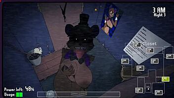 Pegging a sweet futanari in Fuzzboobs hentai game ep 5! 😍