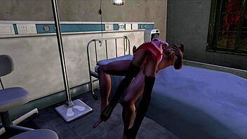 Big tits nurse takes on a monster cock