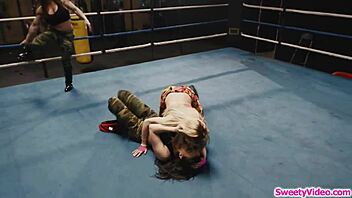 Wrestling babes lick pussies on the ring, don't they?