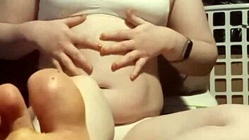 Barefeet in White Underwear Tease