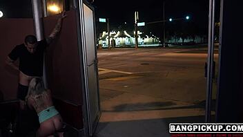 teen valerie white gets fucked hard on the street