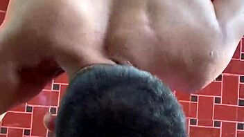 naughtypuzzle drilling my ass hard on the balcony, full on red 😈