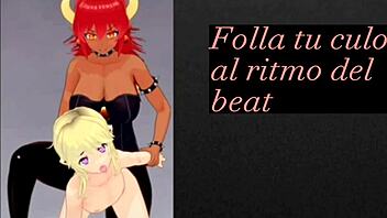 Tricked And Feminized By Futa Bowsette In Joi Cei Session Leading To Anal Destruction Femdom