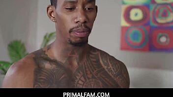 feeling so naughty as the teen stepsister pleasures her stepbrothers big black cock in taboo roleplay.