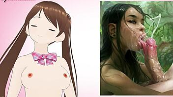 Avoid orgasm while watching my favorite Hentai pics and animations