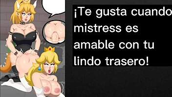 Tricked And Feminized By Futa Bowsette In Joi Cei Session Leading To Anal Destruction Femdom