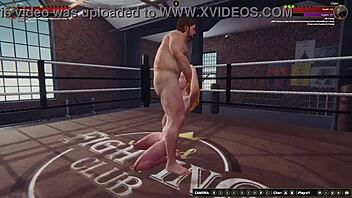 Ethan and Chelci wrestle naked in 3D porn