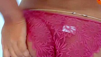 Cute teen girl on video call at party