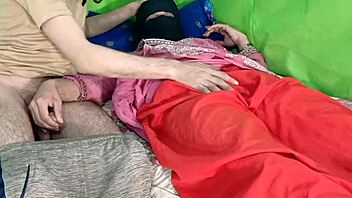 Indian bhabhi teases with her big boobs and masturbates in this homemade video