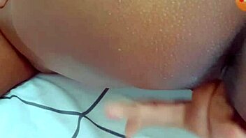 Cute teen girl on video call at party