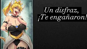 Tricked And Feminized By Futa Bowsette In Joi Cei Session Leading To Anal Destruction Femdom