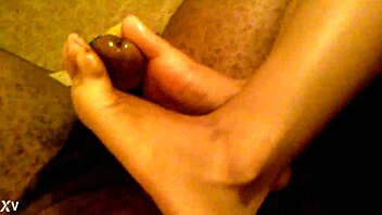 sexy hood latina gives footjob 2