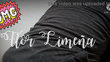 Peruvian beauty Flor gets her ass cleaned and fucked