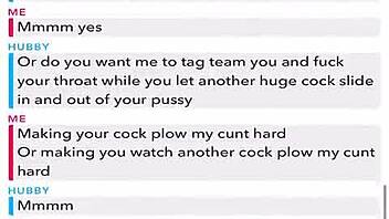 My husband and I have a secret sex chat on Skype