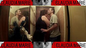 Amateur pornstar with big tits and small ass gets horny and eats her man's dick