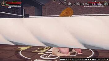 Ethan and Chelci wrestle naked in 3D porn