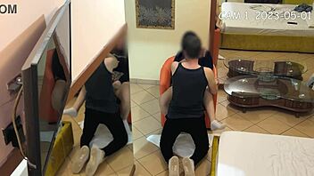 Caught on cam: university boy licking hot brunette's wet pussy – is she a whore?