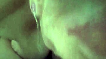 Cum Shoots Into Isabell's Mouth During Intense Blowjob