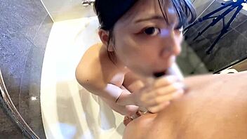 Asian Japanese Babe Kisses And Blows In Anime Hentai!