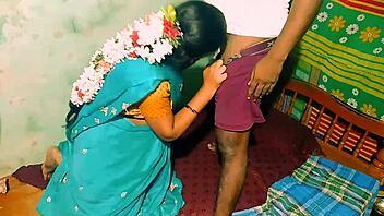 Indian Couple's Wild Bedroom Action