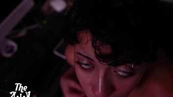 I help a cute petite girl with her shower and give her a refreshing rinse