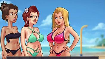 Hentai gameplay with big tits and hardcore action