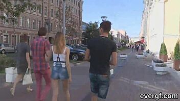 Flat broke guy watches frisky mate bang his girlfriend for cash