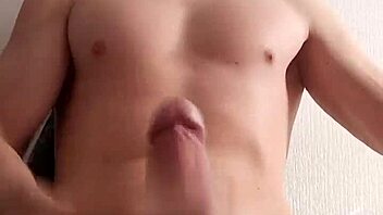 Young russian teen enjoys morning solo orgasm