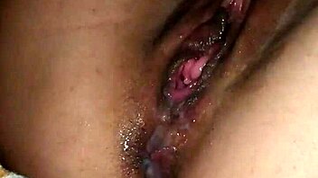 Wife slams dildos hard in homemade anal play