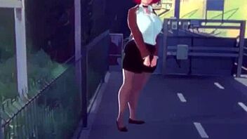 Big-titted Maxine gets naughty on the train