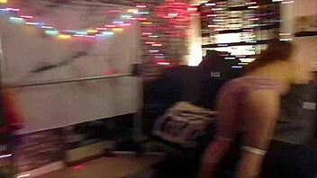 Steffi's hotwife pussy dance in boots.