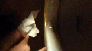 Toilet cam with young asian teen