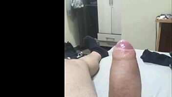 A hot Latina girlfriend enjoys cum on her face in a web chat video