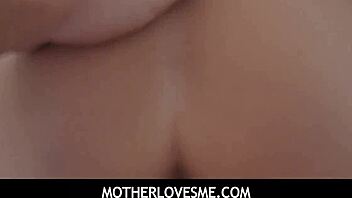 hot busty stepmom chatting with family online