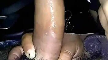sloppy blowjob with cum swallow on monster cock