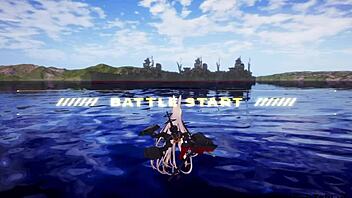 Azur Lane futa gets banged by Shimakaze